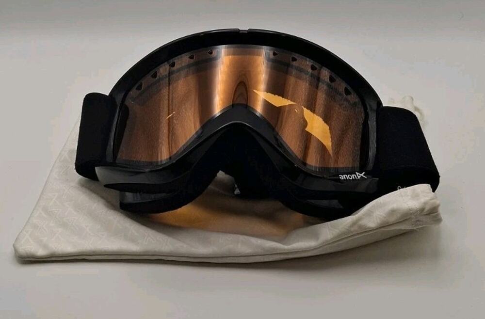 Anon Helix 2.0 Goggles Amber, Barely Used With Original Storage Bag